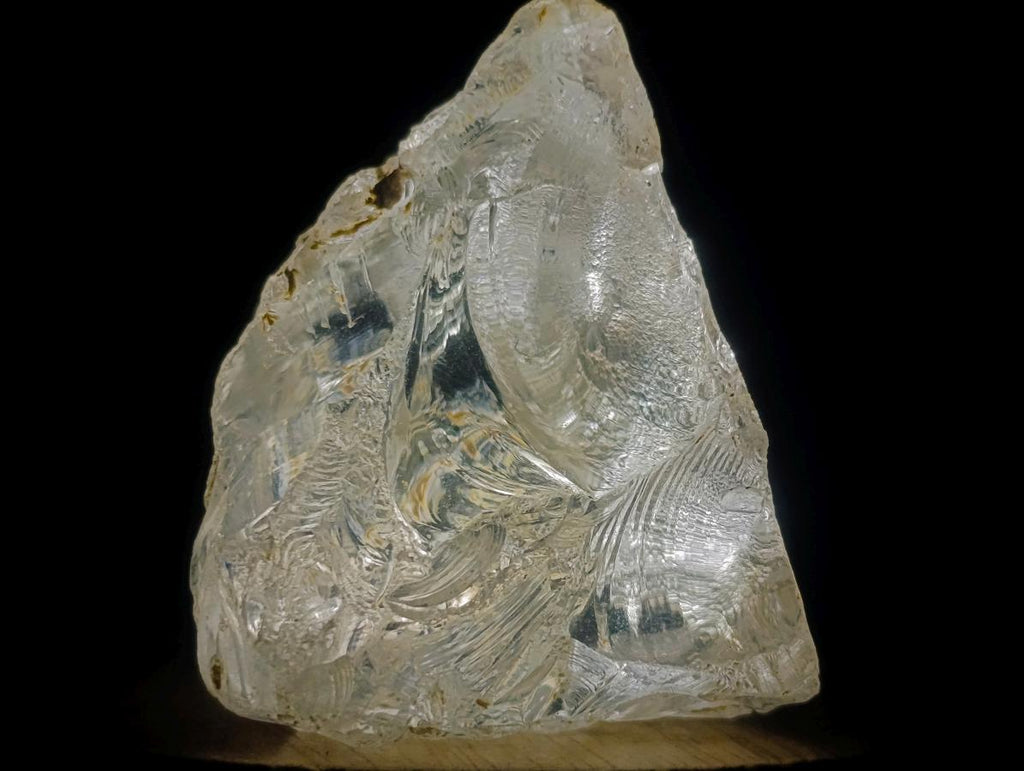 Natural Large Rough Clear Silver Topaz Cutting Material x 1 From Madagascar