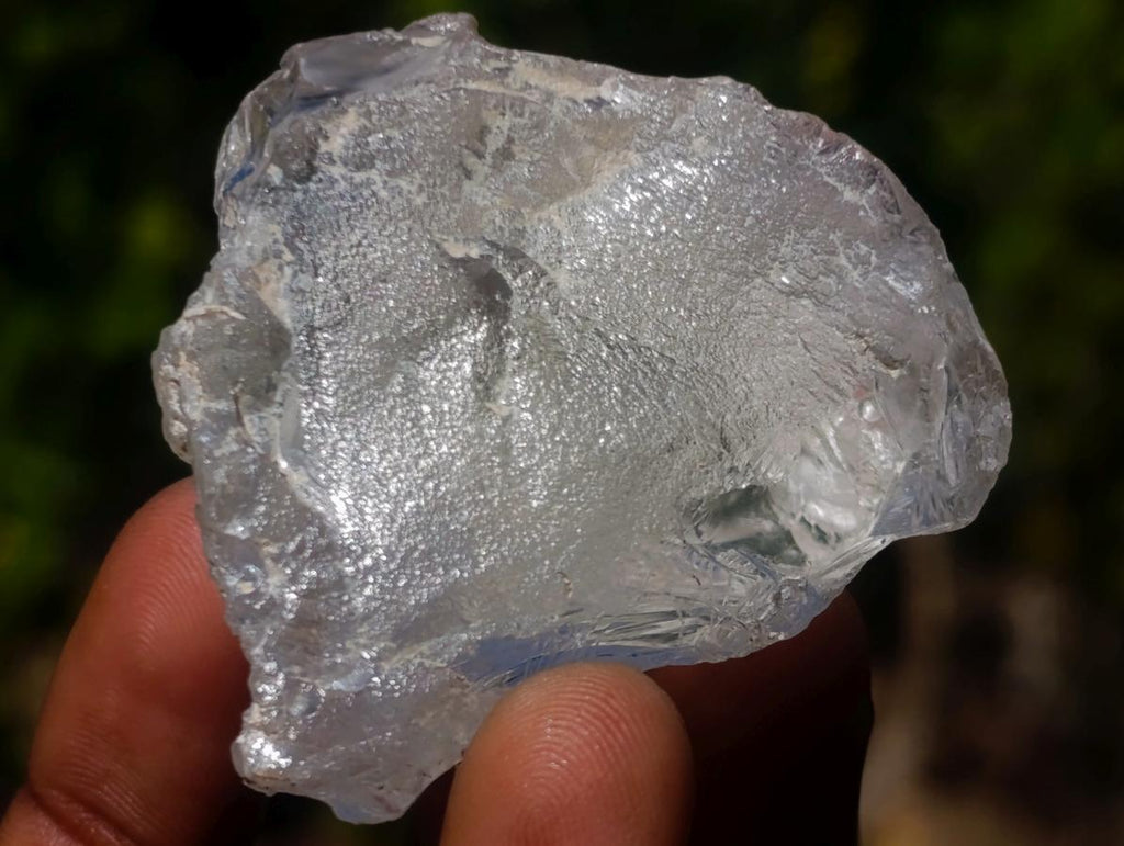 Natural Large Rough Clear Silver Topaz Cutting Material x 1 From Madagascar