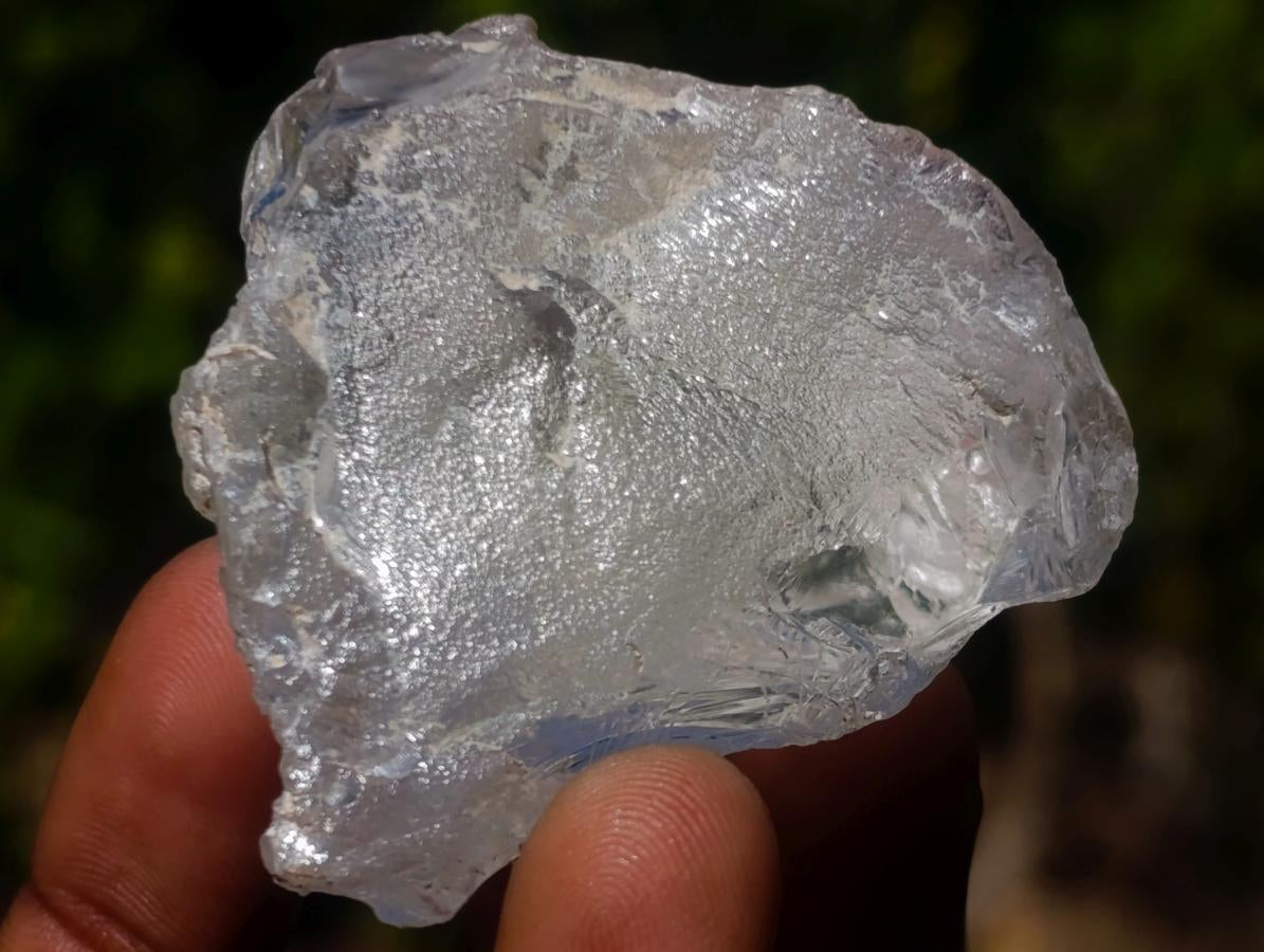 Natural Large Rough Clear Silver Topaz Cutting Material x 1 From Madagascar