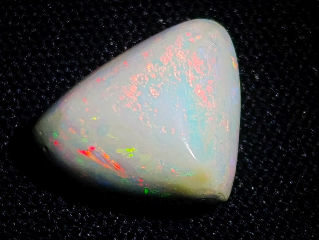 Polished Hydrophane White Opal Cabochon x 1 From Welo, Ethiopia