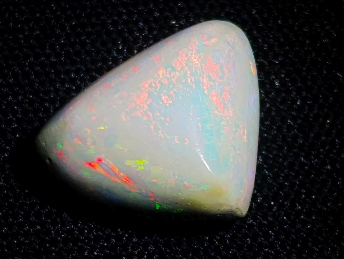 Polished Hydrophane White Opal Cabochon x 1 From Welo, Ethiopia