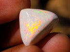 Polished Hydrophane White Opal Cabochon x 1 From Welo, Ethiopia