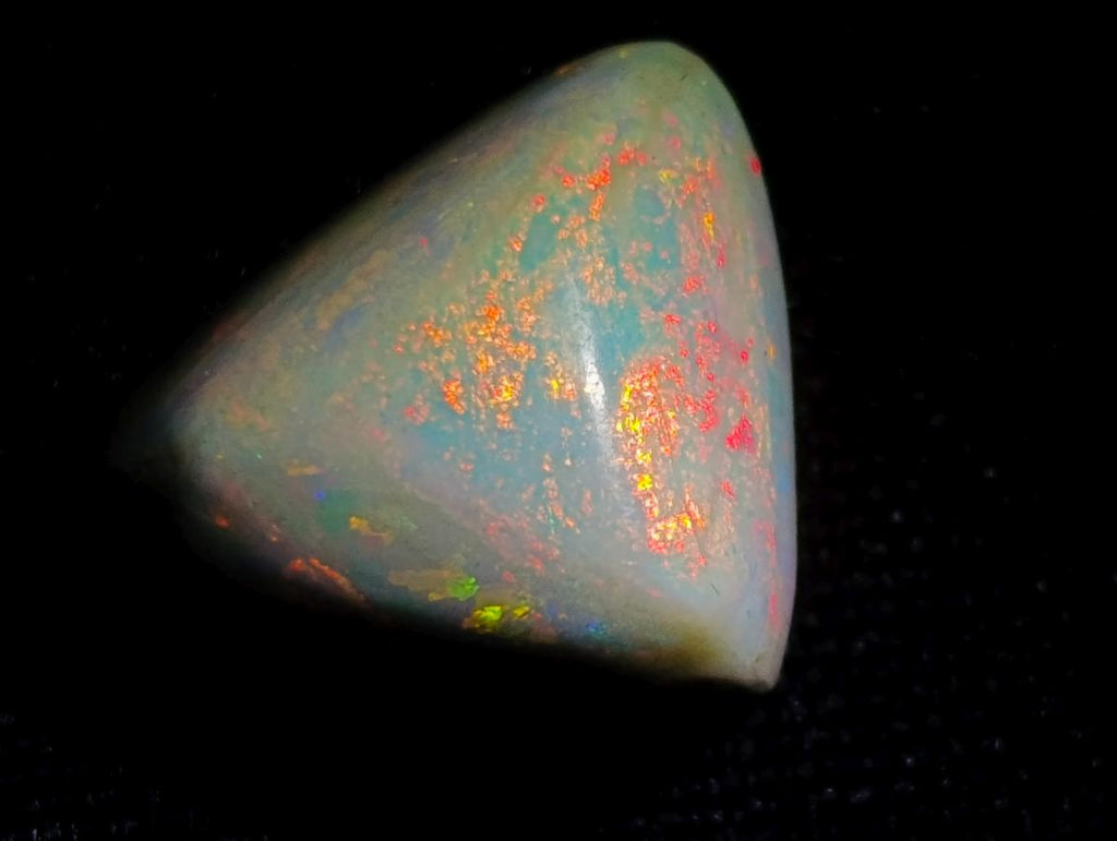 Polished Hydrophane White Opal Cabochon x 1 From Welo, Ethiopia