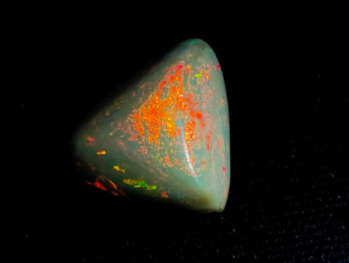 Polished Hydrophane White Opal Cabochon x 1 From Welo, Ethiopia