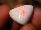 Polished Hydrophane White Opal Cabochon x 1 From Welo, Ethiopia