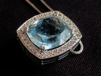 Hand Made Superb Swiss Blue Topaz Necklace x 1 From South Africa