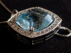 Hand Made Superb Swiss Blue Topaz Necklace x 1 From South Africa
