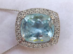 Hand Made Superb Swiss Blue Topaz Necklace x 1 From South Africa
