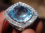 Hand Made Superb Swiss Blue Topaz Necklace x 1 From South Africa