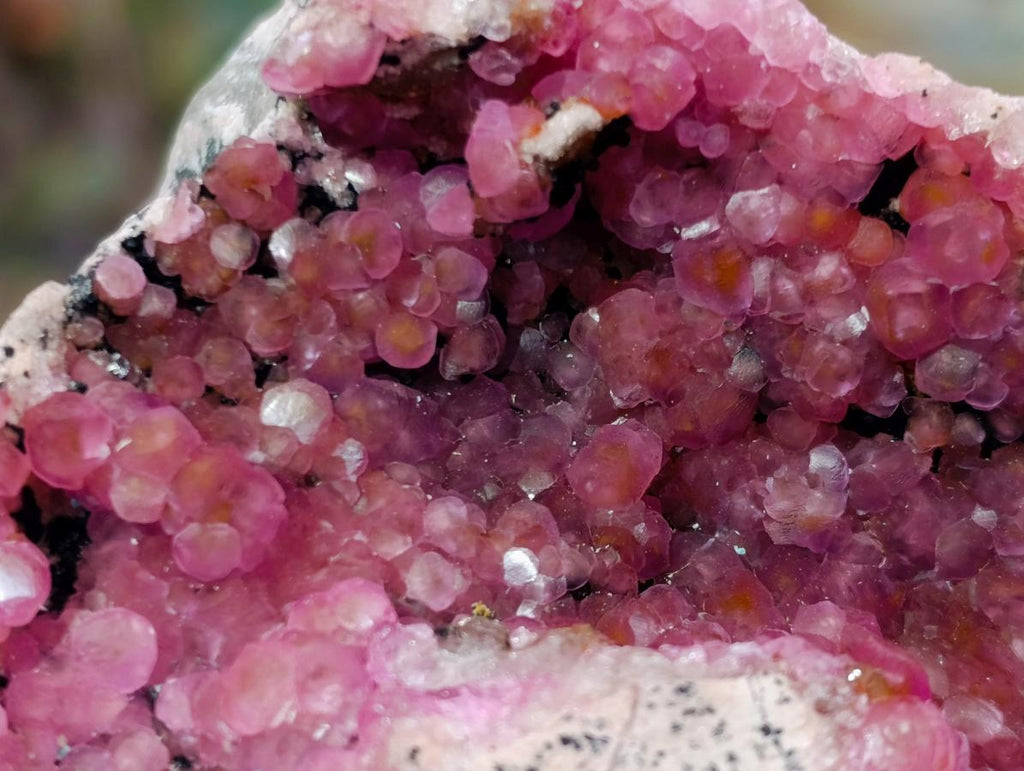 Natural Large Hot Pink Botryoidal Rhombohedral Spherocobaltite Specimen x 1 From Mashamba West Mine, Congo