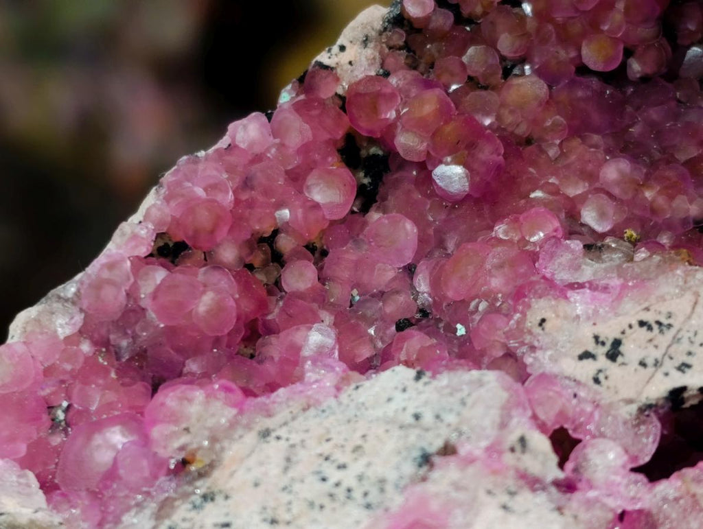 Natural Large Hot Pink Botryoidal Rhombohedral Spherocobaltite Specimen x 1 From Mashamba West Mine, Congo
