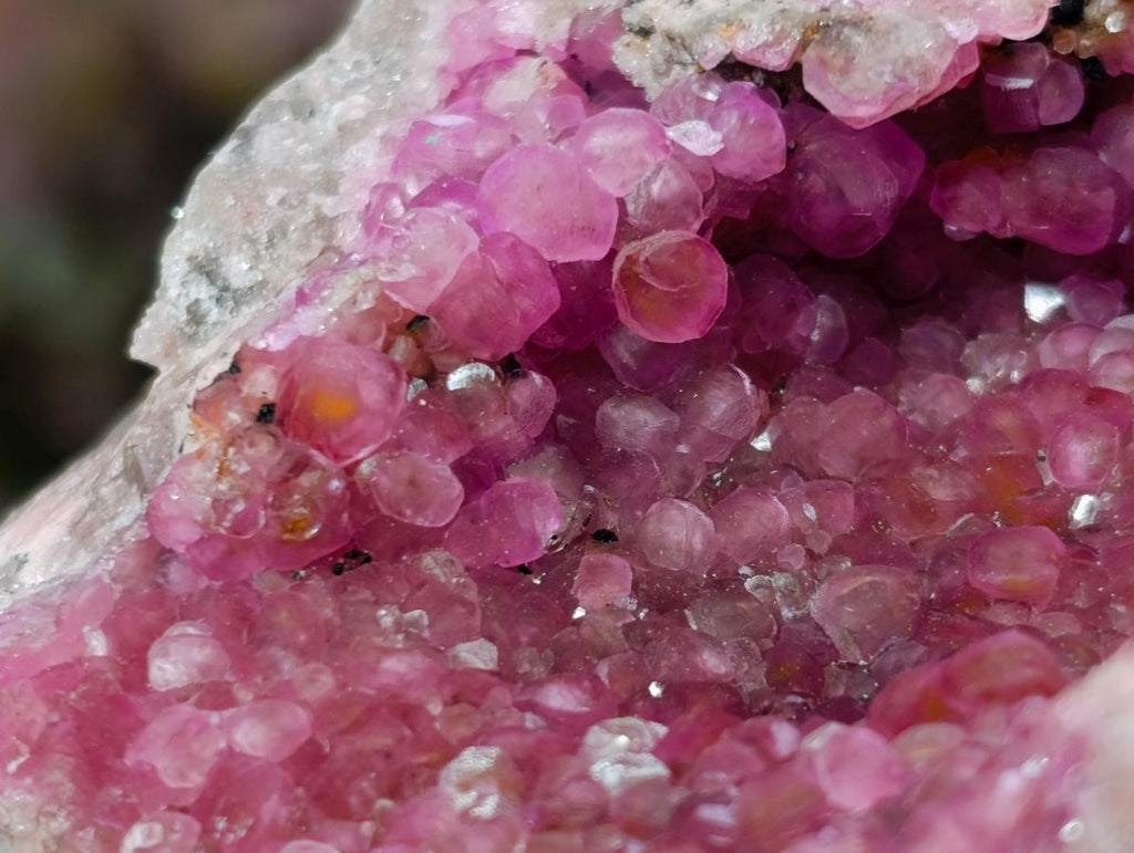 Natural Large Hot Pink Botryoidal Rhombohedral Spherocobaltite Specimen x 1 From Mashamba West Mine, Congo