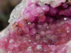 Natural Large Hot Pink Botryoidal Rhombohedral Spherocobaltite Specimen x 1 From Mashamba West Mine, Congo
