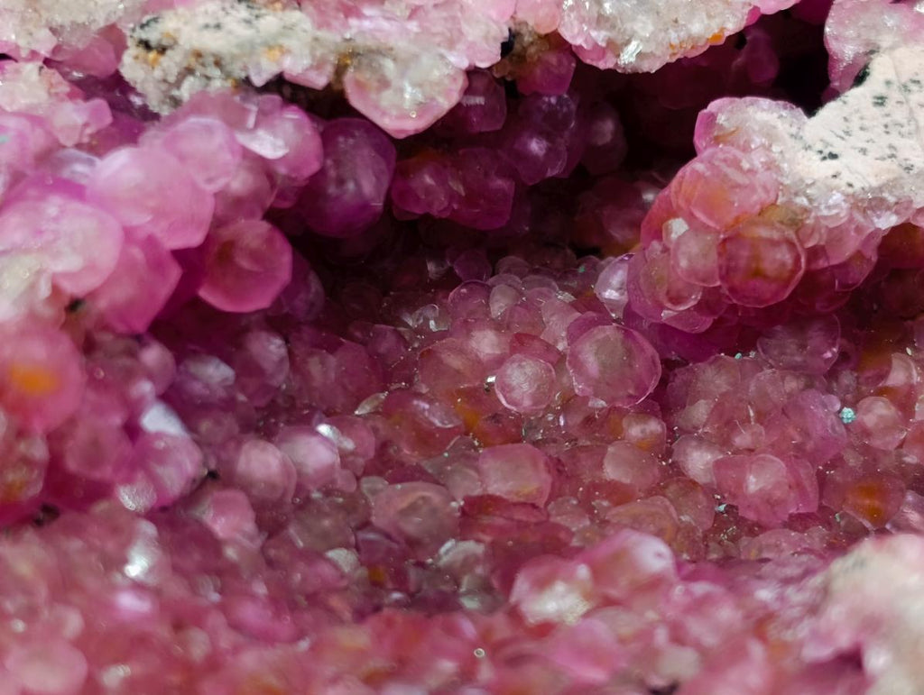 Natural Large Hot Pink Botryoidal Rhombohedral Spherocobaltite Specimen x 1 From Mashamba West Mine, Congo