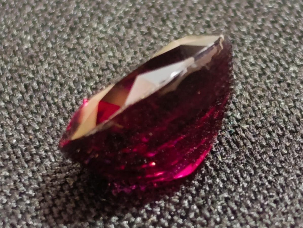 Polished Bright Red Classic Rhodolite Garnet Faceted Stone x 1 From Tanga, Tanzania