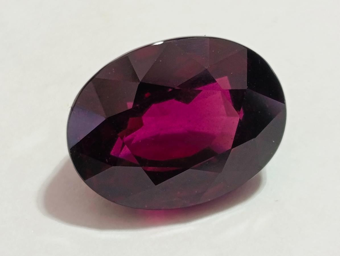 Polished Bright Red Classic Rhodolite Garnet Faceted Stone x 1 From Tanga, Tanzania