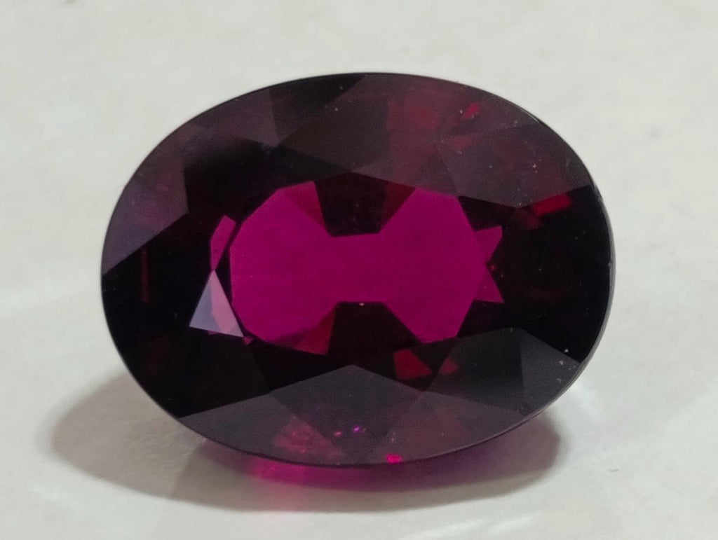 Polished Bright Red Classic Rhodolite Garnet Faceted Stone x 1 From Tanga, Tanzania