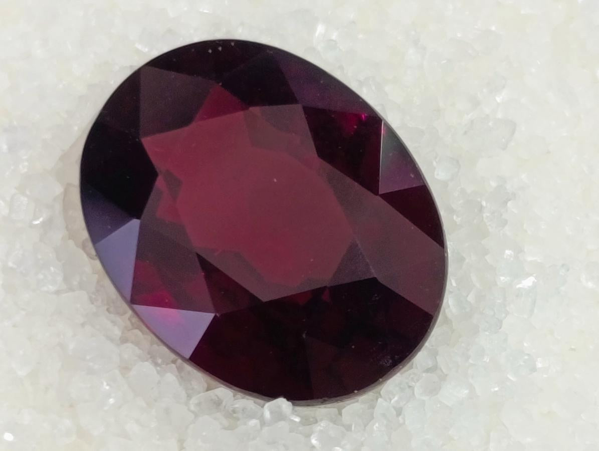 Polished Bright Red Classic Rhodolite Garnet Faceted Stone x 1 From Tanga, Tanzania