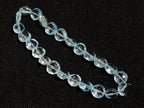 Polished Faceted Blue Topaz Beaded Bracelet or Bangle x 1 From China (Copy)