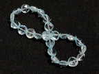 Polished Faceted Blue Topaz Beaded Bracelet or Bangle x 1 From China (Copy)