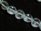 Polished Faceted Blue Topaz Beaded Bracelet or Bangle x 1 From China (Copy)