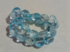 Polished Faceted Blue Topaz Beaded Bracelet or Bangle x 1 From China (Copy)