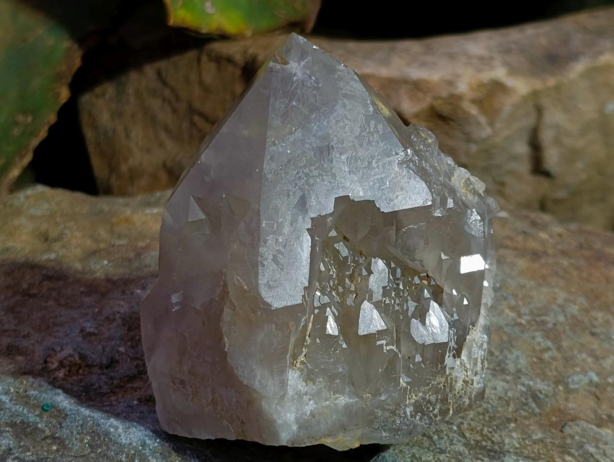 Natural Love Star Orange River Raised Termination Quartz Crystal x 1 From Riemvasmaak, South Africa