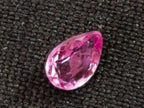 Polished Exquisite Set of 3 Hot Pink Tourmaline Faceted Stones with Trillion and Teardrop Cuts x 1 From Namibia