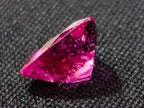 Polished Exquisite Set of 3 Hot Pink Tourmaline Faceted Stones with Trillion and Teardrop Cuts x 1 From Namibia