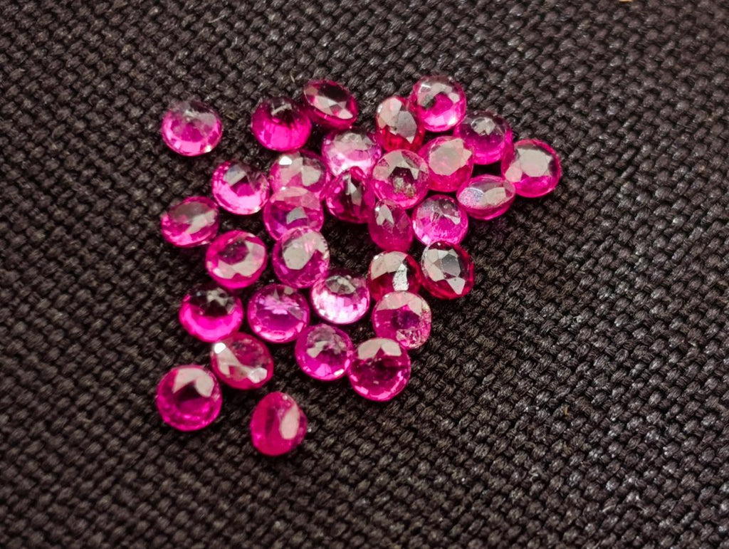 Polished Batch of 31 Faceted Rubies x 1 From Tanzania