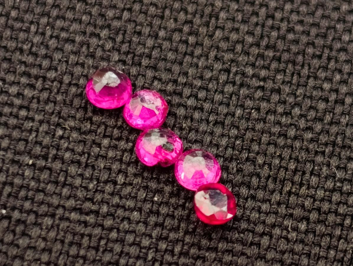 Polished Batch of 31 Faceted Rubies x 1 From Tanzania