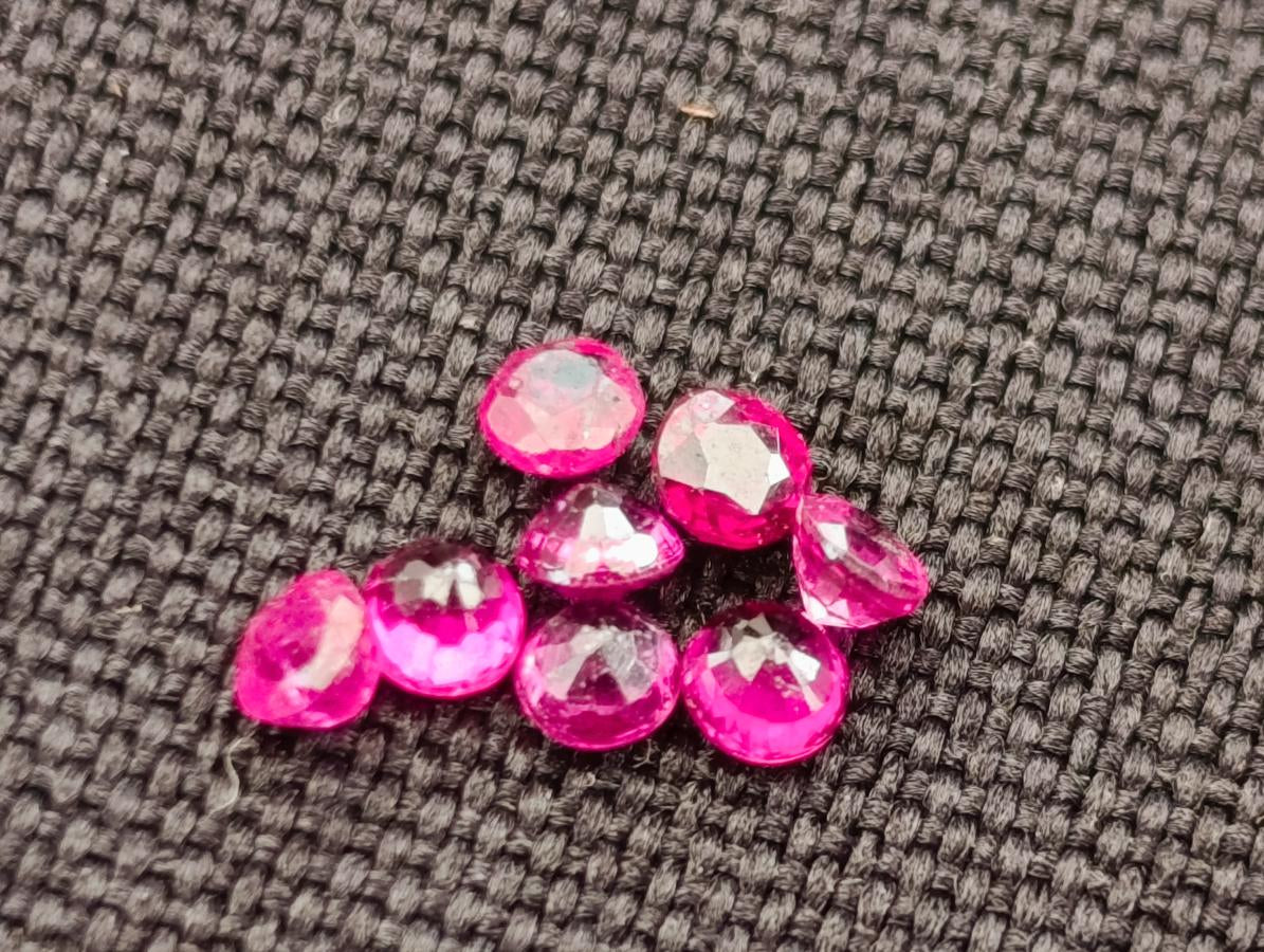 Polished Batch of 31 Faceted Rubies x 1 From Tanzania