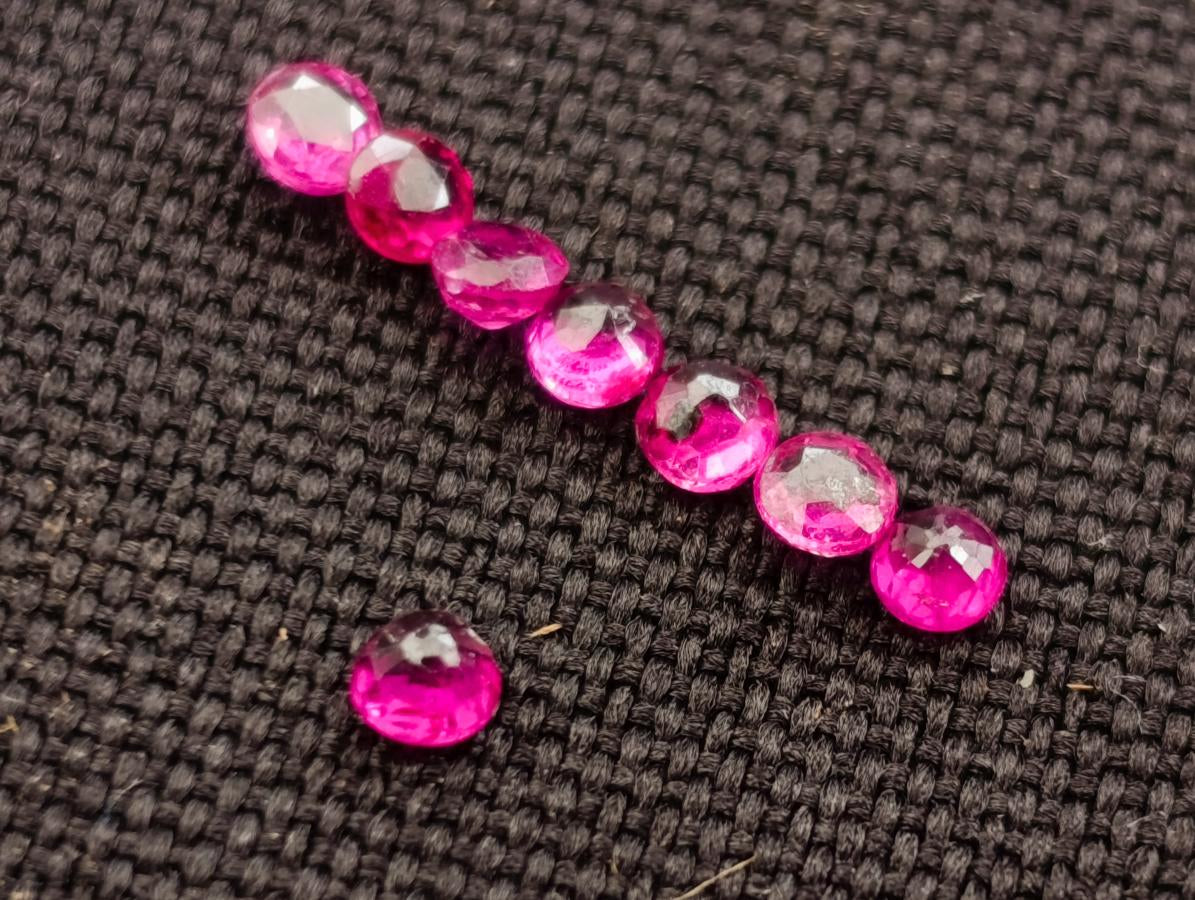 Polished Batch of 31 Faceted Rubies x 1 From Tanzania