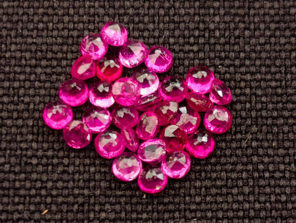 Polished Batch of 31 Faceted Rubies x 1 From Tanzania