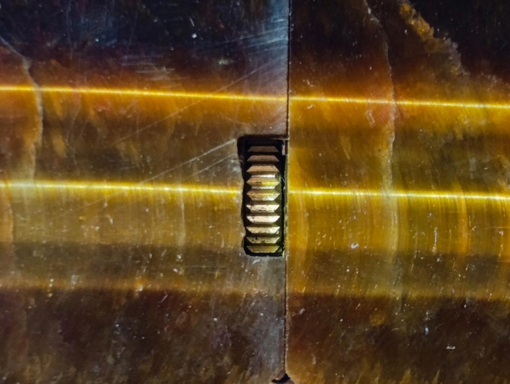 Hand Made Antique Golden Tiger Eye Lighter x 1 From South Africa