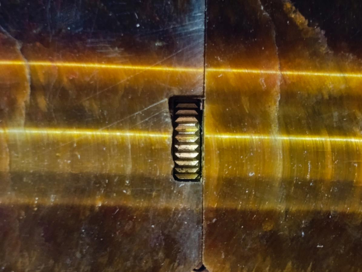 Hand Made Antique Golden Tiger Eye Lighter x 1 From South Africa