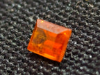 Polished Set of 3 Rare Mandarin Garnet Faceted Stones x 1 From Sperrgebiet, Namibia