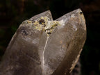 Natural Large Triple Fluorescent Smokey Quartz Crystal Cluster with Hyalite Opal Crystal x 1 From Erongo, Namibia