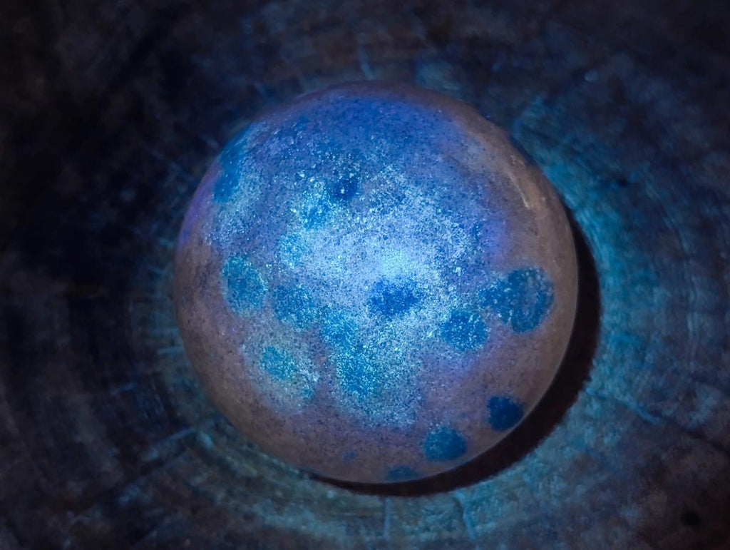 Polished Blue Spotted Spinel Quartz Sphere x 1 From Madagascar