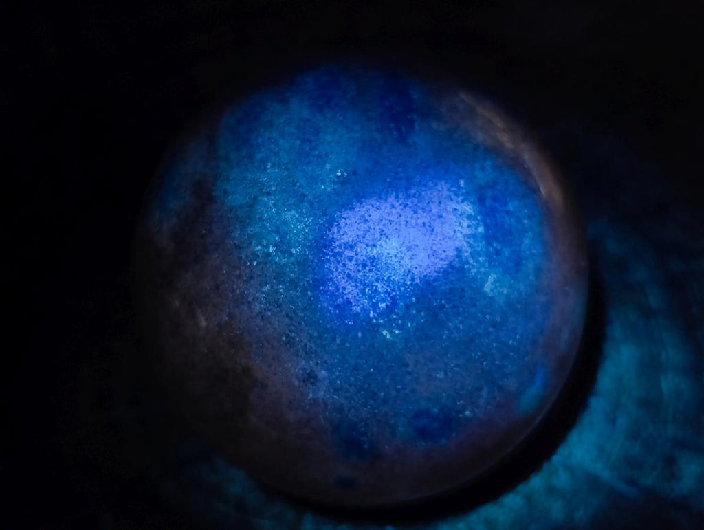 Polished Blue Spotted Spinel Quartz Sphere x 1 From Madagascar