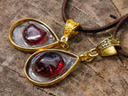 Hand Made Red Garnet Rock Lovers Necklace - Sold Per Item - From Mozambique