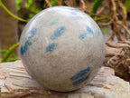 Polished Blue Spotted Spinel Quartz Sphere x 1 From Madagascar