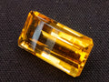 Polished AA Grade Checkerboard Faceted 25 Carat Citrine Gemstone x 1 From Congo