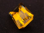 Polished AA Grade Checkerboard Faceted 25 Carat Citrine Gemstone x 1 From Congo