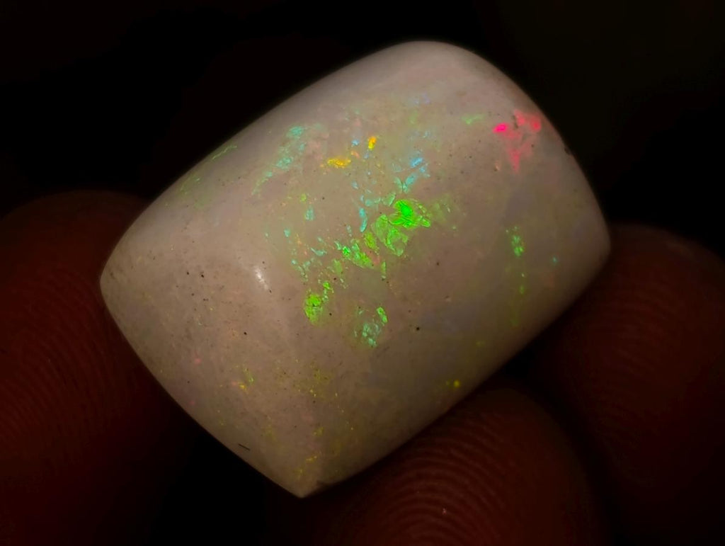 Polished Large 6 Carat Hydrophane White Ethiopian Opal x 1 From Welo, Ethiopia