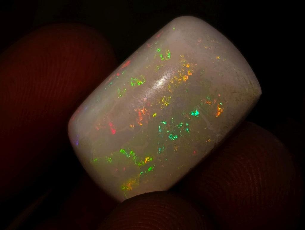 Polished Large 6 Carat Hydrophane White Ethiopian Opal x 1 From Welo, Ethiopia