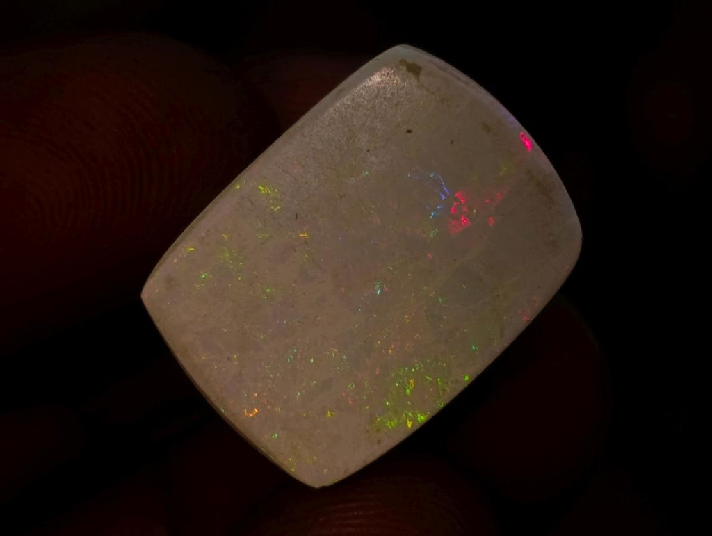 Polished Large 6 Carat Hydrophane White Ethiopian Opal x 1 From Welo, Ethiopia