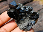 Natural Mixed Set of 20 African Mineral Crystal and Fossil Specimens in a Wooden Display Box x 1 From Southern Africa