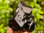 Natural Shiny Schorl Tourmaline with a Double Mercedes Star terminated Crystal Specimen x 1 From Erongo, Namibia