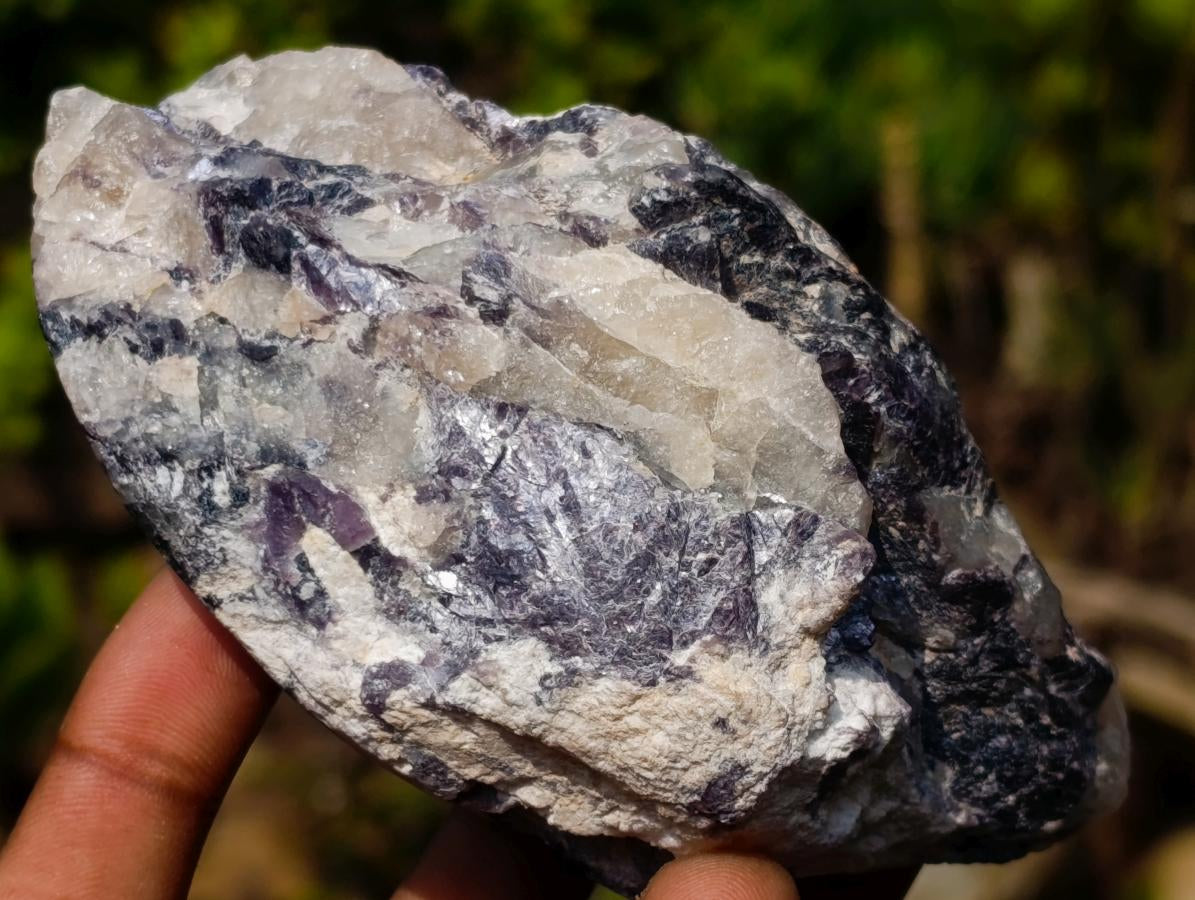 Polished One Side Pair of Butterfly Silver Leaf Lepidolite Pieces x 1 From Zimbabwe